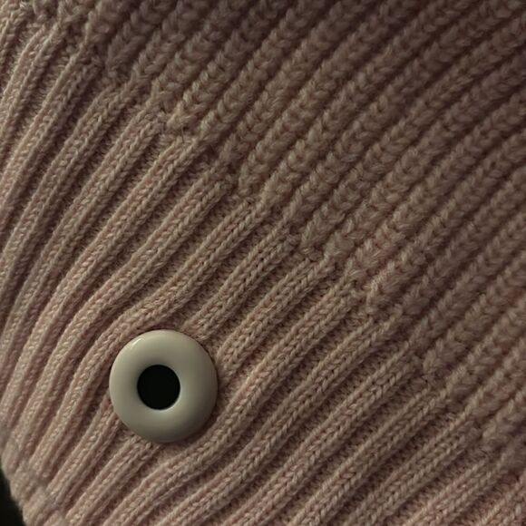 Sheep Inc. The V-Neck Sweater in Peony Pink Size L ( #3 ) NWOT - Picture 7 of 8